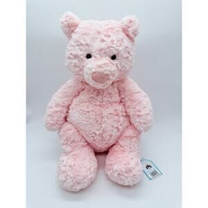 Jellycat Large Leola Bear Plush Toy 15" NWT Authentic No Dust Bag